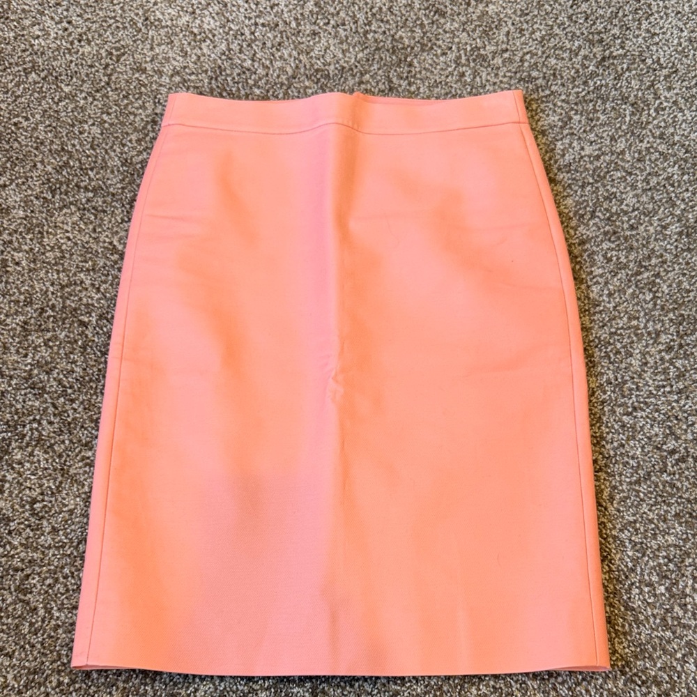 J. Crew Peach Pencil Skirt